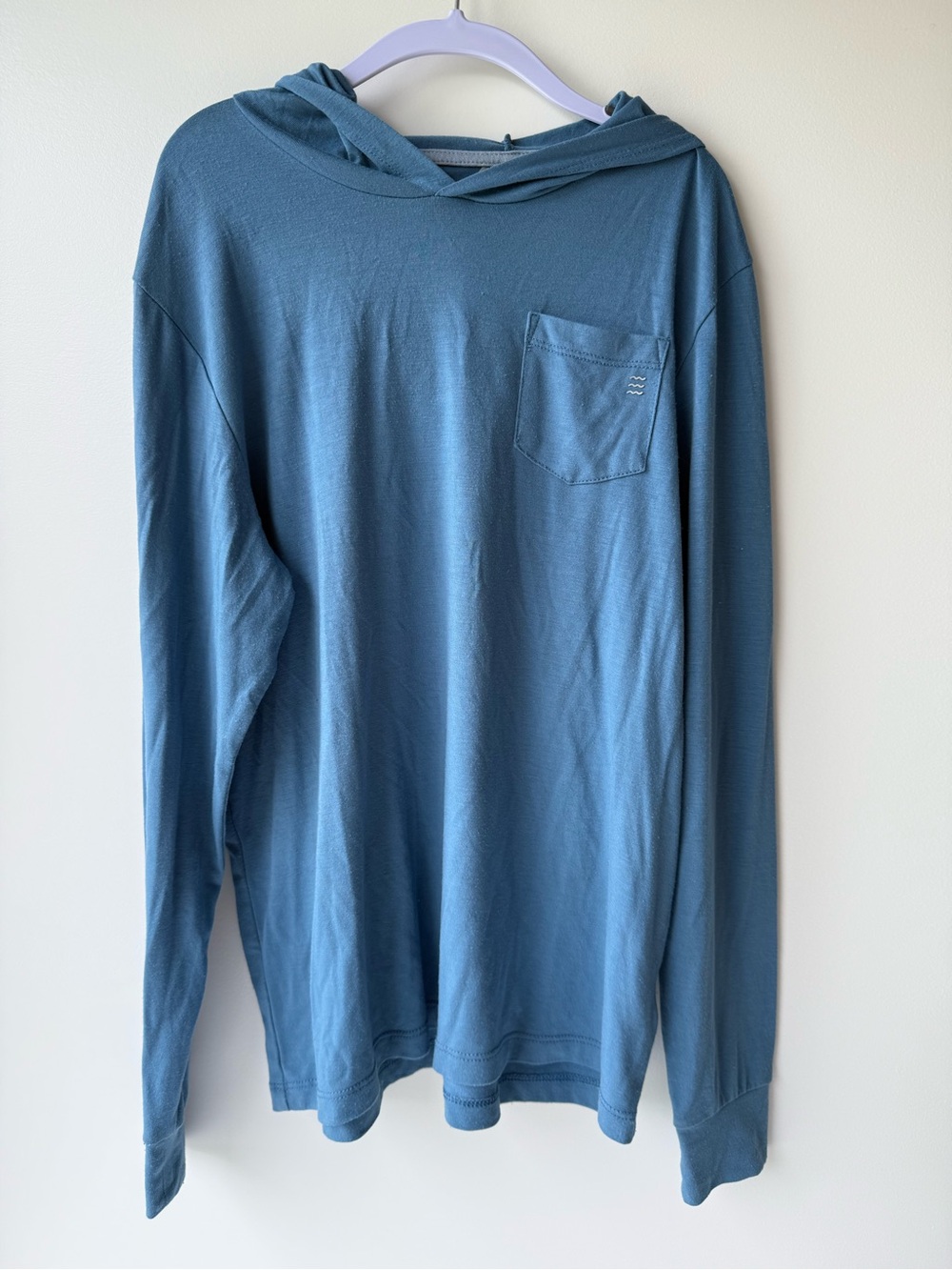 Free Fly Youth Bamboo Blue Shade Hoodie